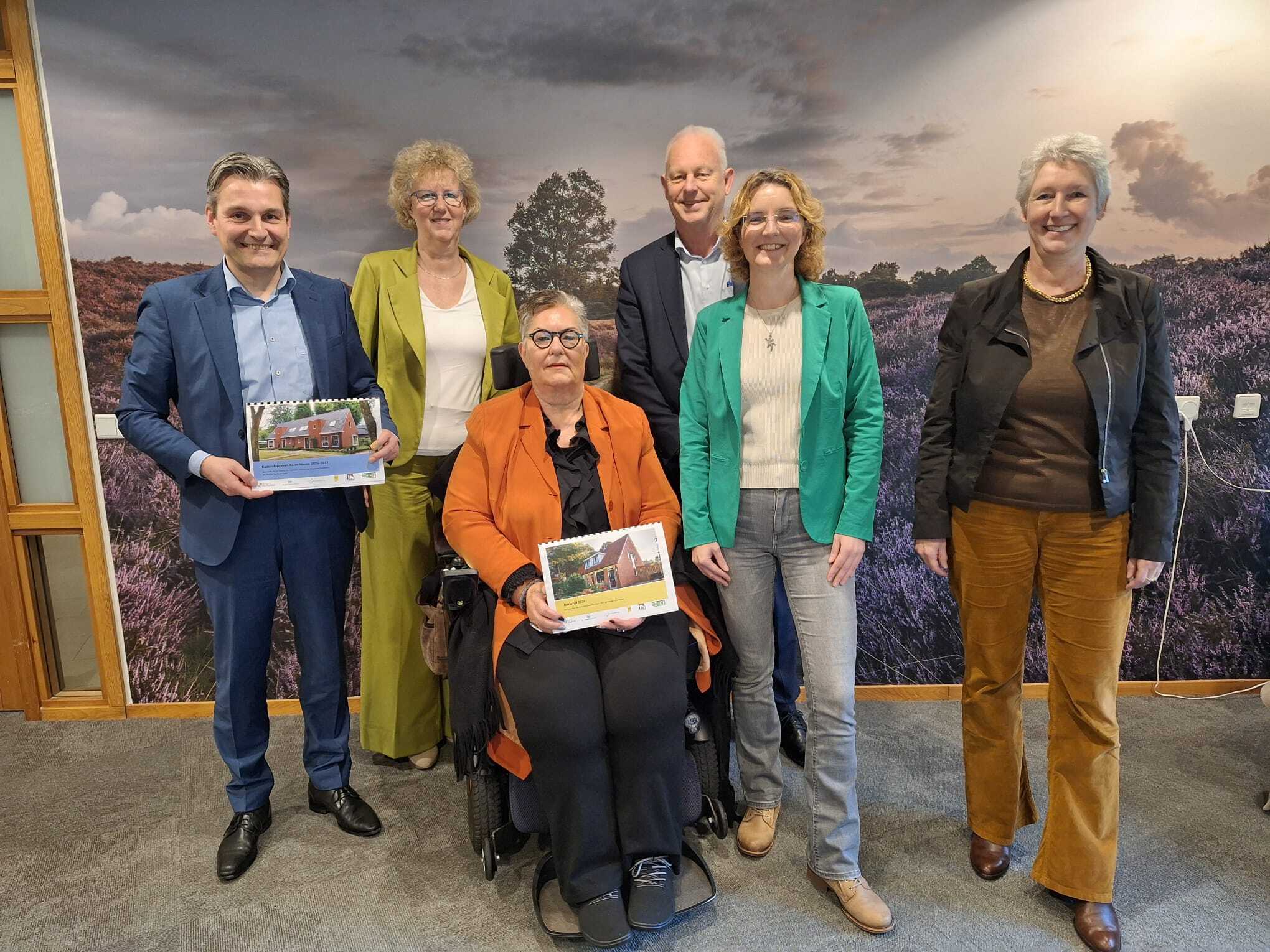 Ondertekening nieuwe afspraken over volkshuisvesting in Aa en Hunze